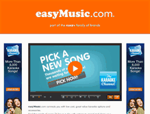 Tablet Screenshot of easymusic.com